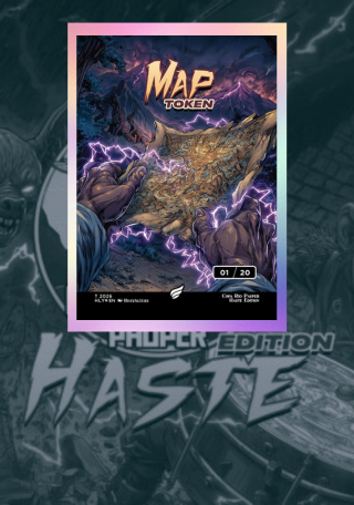Token - 01 / 20 – Serializado – Foil – Map – Haste Edition