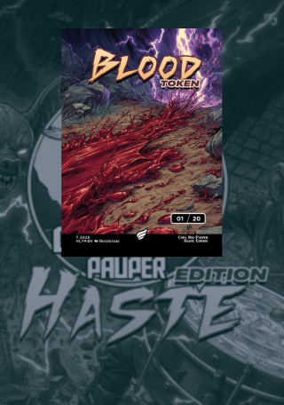 Token - 01 / 20 – Serializado – Foil – Blood – Haste Edition
