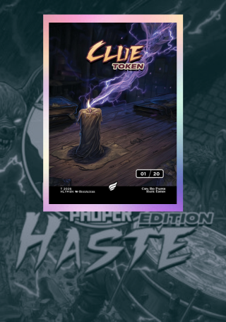 Token - 01 / 20 – Serializado – Foil – Clue - Haste Edition