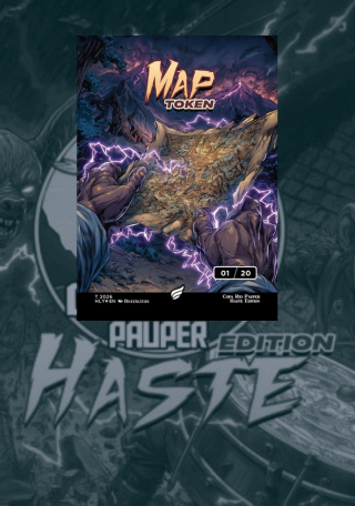 Token - 01 / 20 – Serializado – Foil – Map – Haste Edition