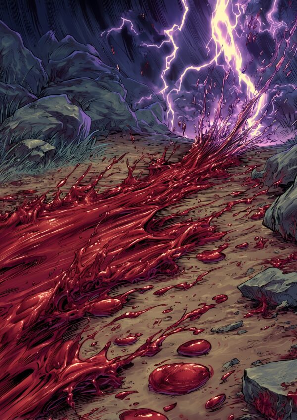Token - 01 / 20 – Serializado – Foil – Blood – Haste Edition