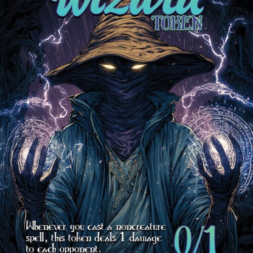 Token - Wizard - Flying