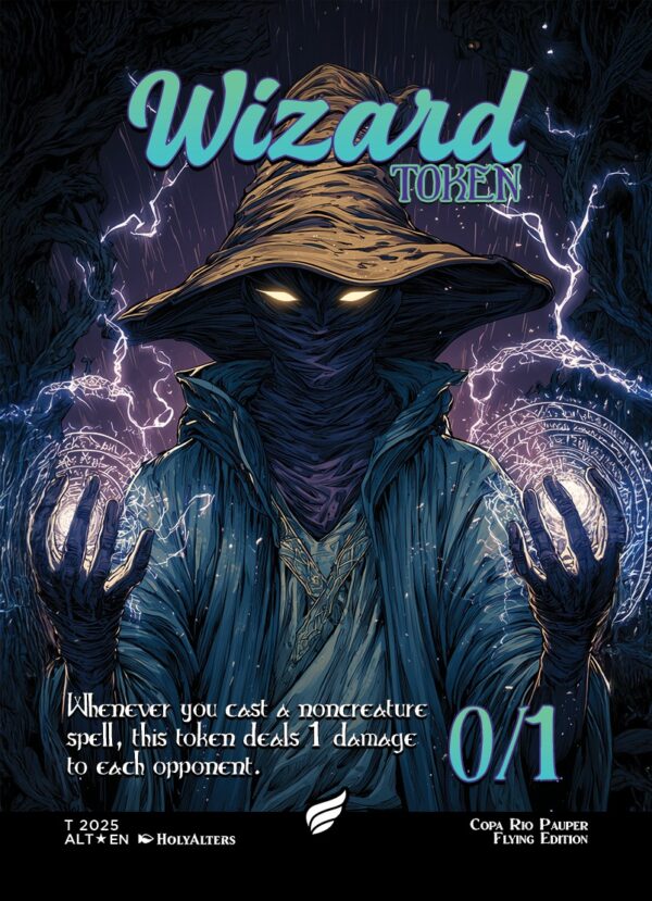 Token - Wizard - Flying