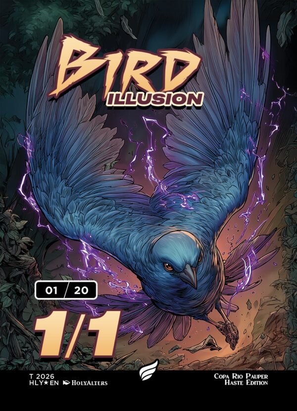 Token - 01 / 20 – Serializado – Foil – Bird – Haste Edition