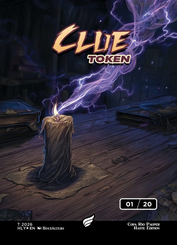 Token - 01 / 20 – Serializado – Foil – Clue - Haste Edition