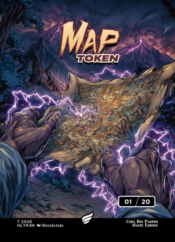 Token - 01 / 20 – Serializado – Foil – Map – Haste Edition